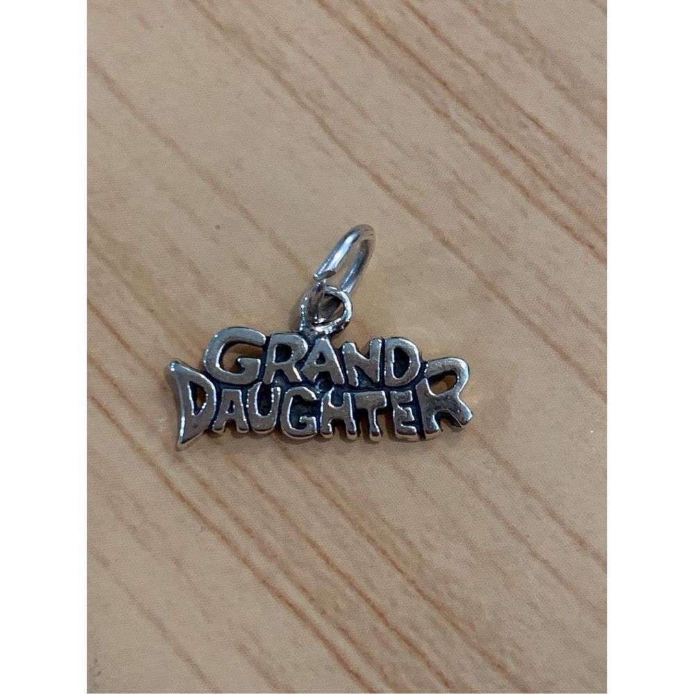 925 Granddaughter Sterling Silver Jewelry Charm